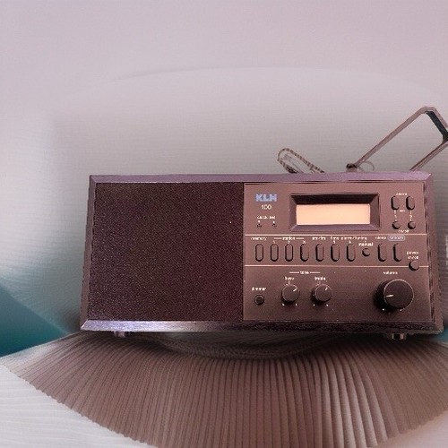 Klh 100 table - am/fm, clock