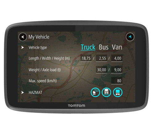 Tomtom 520 hgv truck lorry - hgv,